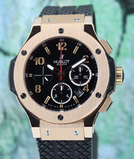 (image for) UNPOLISHED HUBLOT BIG BAND 18K ROSE GOLD AUTOMATIC CHRONOGRAPH / 301.PX.130.RX